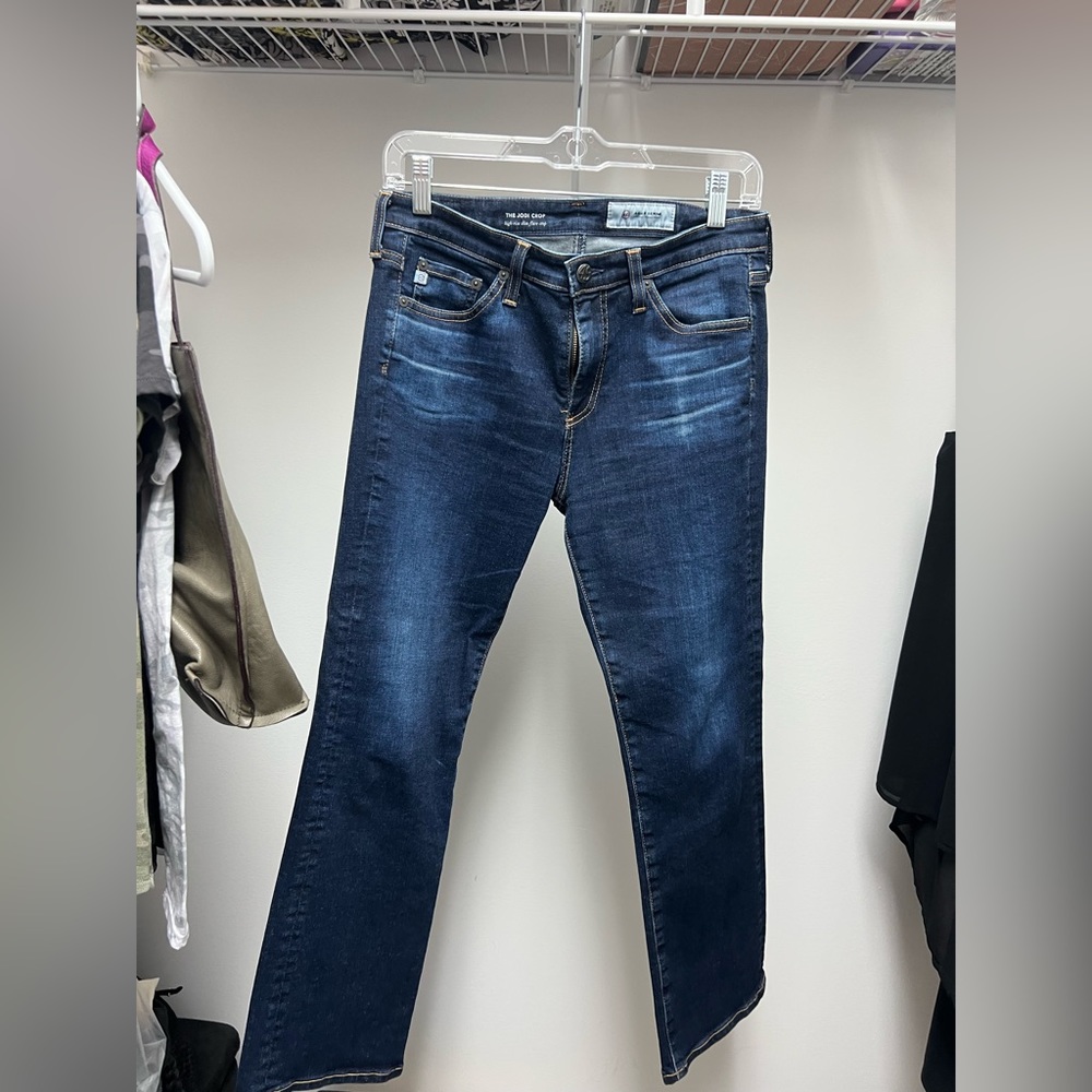 The Jodi Crop high rise slim cut crop size 28 (Adriano Goldschmied)